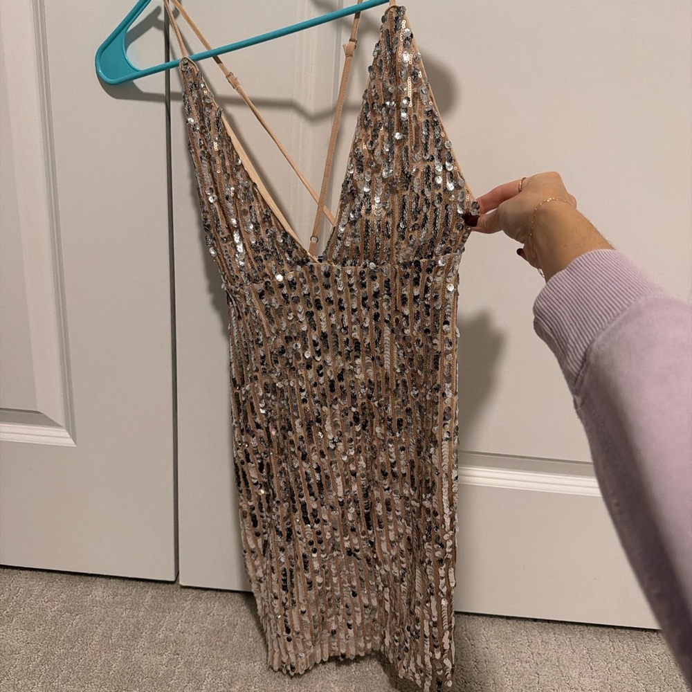 Forever 21 Glittering Sequin Mini Dress
